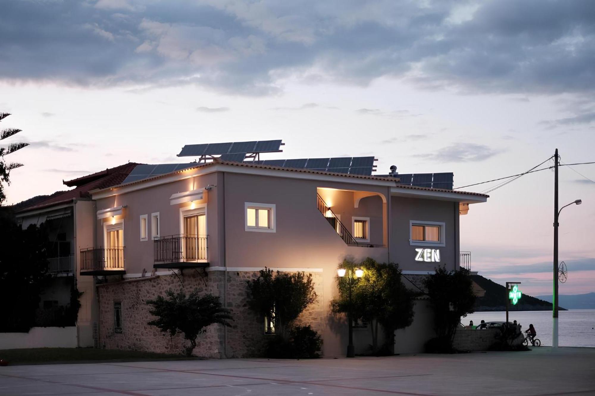 Вилла Zen Minimal Luxury Housing Tyros Экстерьер фото