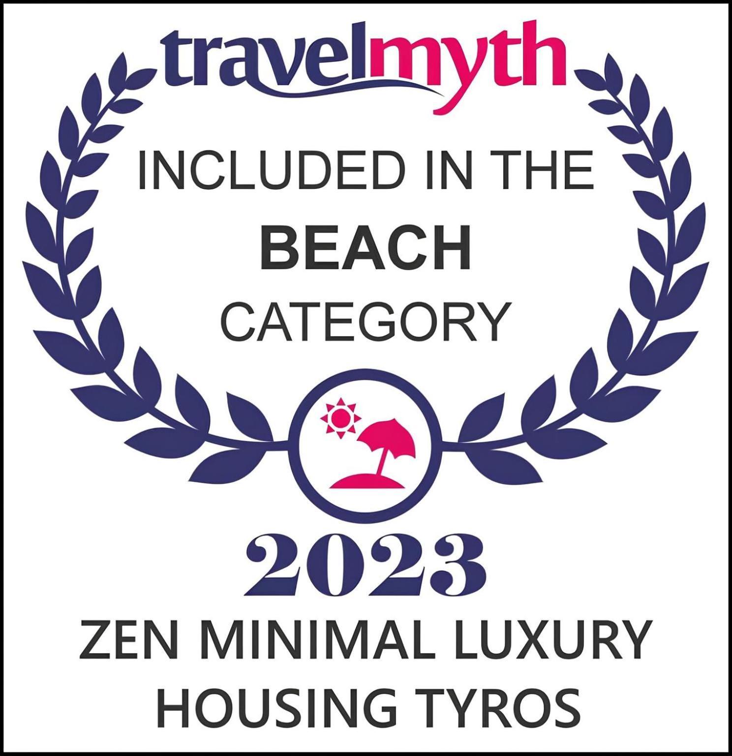 Вилла Zen Minimal Luxury Housing Tyros Экстерьер фото